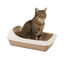 Nice Care Caixa de areia Birba bege com borda para gatos, , large Indicador imagem número 1